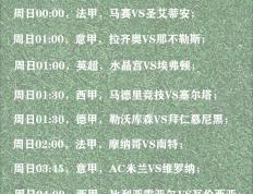 竞猜-意甲赛程表2025(意甲赛程表2024竞猜
)